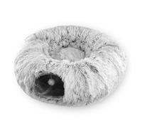 Genérico Cama para Gatos,2 En 1 Cueva De Peluche Invernal para Gatitos,Refugio para Épocas Frías - para Amantes de los Animales Clima Frío Interior Hogar Recuperación Noche Rescate Refugio Clínica