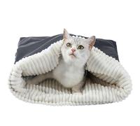 Genérico Cama para Gatos Acogedora,Saco Mullido Acolchado Mascotas - Bolsa Caliente Peluche para Descansar Abrigo Viaje Hogar Coche Otoño Navidad
