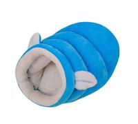 Genérico Cama para Gatos Invierno,Cómoda Cama De Peluche Semi Cerrada para Mascotas - Saco Dormir con Cubierta para Perros y Mascotas - para Hogar Clima Frío Interior Exterior Gatito Conejo Hurón