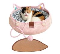 Genérico Cama para Gatos - Suave y Acogedora con Cojín - Cama para Perros Pequeños y Gatos Superficie Descanso | para Descansar, Relajarse, Hogar, Salón, Terraza