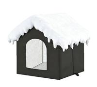 Genérico Cama para Gatos - Tienda Mascotas Cerrada Resistente Al Frío Impermeable | Casa De Gatos para El Invierno | para Calmar Sueño De Cachorros Viaje Invierno Hogar Exterior Interior