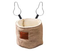 Genérico Cama para Hámsters | Peluche Cálido Suave Y Cómodo,Cama para Mascotas Casa para Hámster Jaula Y,para Hurones Erizos Conejos Chinchillas Y Loros Interior Y Hogar Clima Frío E Invierno