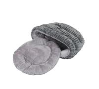 Generico Cama para mascotas, cuevas para mascotas, cuevas de dormir, cueva de gato, cama cálida para gatos, cama de peluche para gatitos, cama cálida para gatos, cama gruesa de otoño de invierno y