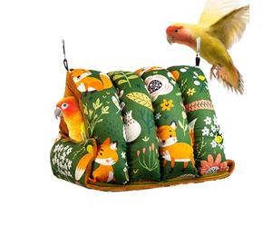 Genérico Cama para Pájaros | Casa Plegable Cómoda y Suave,Hamaca Jaula Cama Cueva De Invierno para Aves | para Cacatúa, Loro, Canario, Conuro, Hámster, Conejito, Dormir, Descansar Y Cría En Interior