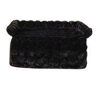 Genérico Cama para Perro de Sofá - Funda de Sofá con Borde Elevado | Protector de Sofás Acolchado y Lavable de Felpa Calmante | Protector de Muebles para Perros y Gatos Grandes, Medianos & Pequeños