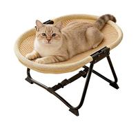 Generico Cama para perro Raised - Cama portátil plegable no deslizante COT Hamaca | 22,44 x 16,14 x 10,23 pulgadas Elevated Dog Bed for Pets Cats Kitten Puppy Sleep Rest Camping Travel And Others
