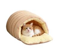 Genérico Cama para Saco De Dormir para Gatos: Cueva para Mascotas para Una Cálida Comodidad En Invierno | Saco De Dormir para Cachorros para Acampar Y Viajar En Interiores, Térmico para El Dormit