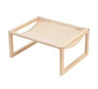 Genérico Cama Perro Elevada | Mobiliario Desmontable De Descanso | Cama de Madera Tipo Catre Perros - para Porche, Balcón, Patio, Interior, Dormitorio, Apartamento, Habitación y tu Hogar