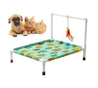 Genérico Cama Perro Elevada,Transpirable Portátil Desmontable Antideslizante,Cama Hamaca para Gatos | para Cachorro, Gatito Interior y Exterior Camping Salón Patio Balcón Jardín