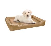 Genérico Cama Perros Medianos-Suave Cama para Gatos Camas Antideslizante Mascotas Resistente E Impermeable Ideal para Mascotas PequeñAs, Medianas Y Grandes (Caqui, 2XL:105 x 75 cm)