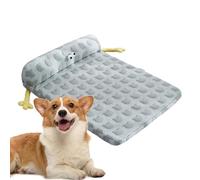 Genérico Cama Refrescante para Perro | Refrescante para Perro y Gato - Cojín antideslizante Funda Lavable Todos Los Tamaños Interior Exterior