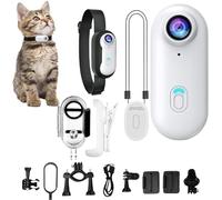 Genérico Cámara Corporal,Cámara Deportiva para Exteriores - Pequeña Impermeable para Vlogging, Grabación de Deportes en Moto, Bicicleta, Gimnasio, Senderismo y Viaje