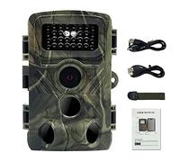 Genérico Cámara de Sendero PR3000 36MP 1080P con 34 Luces infrarrojas para Tomar Fotos y Videos nocturnos multifunción Caza observación Animales monitorización doméstica IP54