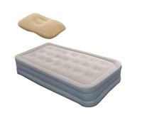 Genérico Camas inflables para Adultos, colchón de Aire explotado | Campo de Campamento Inflable Bomba empotrada Twin,Almohadilla para Dormir del Piso inflando Plegable para Acampar el invitado a casa