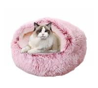 Genérico Camas para Gatos para Gatos de Interior - Cama calmante para Perros Camas para Mascotas,Casa para con Fondo Antideslizante, Cama de Felpa Suave para Perros, Cama Cueva para, Suministros pa