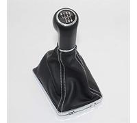Genérico Cambio de Marchas Coche,Pomos de Palanca de Cambio Uso Apto for Opel Astra III H 1.6 VAUXHALL 2004 2005 2006 2007 2009 2010 Coche 5/6 Velada Perilla De Cambio Vela Con Bota Cuero(2)