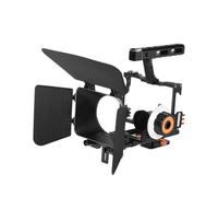 Genérico Camera Cage, Kit de Jaula for videocámara, Sistema de filmación, Compatible con Panasonic GH4, Sony A7S/A7/A7R/A7RII/A7SII/A7IV ILDC(Orange)