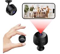 Genérico Camera Espion WiFi HD 1080p,Mini Camara Espia Oculta Interieur/ExtéRieur,CáMara De DeteccióN De Movimiento y Sensores De VisióN Nocturna,Mini Camara Espia WiFi Invisible con Audio