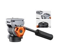 Genérico Camera Head Mount, Cabezal de trípode con Cabezal Fluido for vídeo, Carga de 11lb/5kg, cámara Estable y Suave como la Seda, Compatible con Nikon, Canon, Leica y Sony