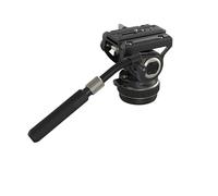 Genérico Camera Head Mount, Cabezal de vídeo Fluido for trípode de Alta Resistencia con Mango Ajustable de Base Plana, Compatible con Placa de liberación rápida Manfrotto for DSLR