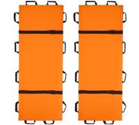 Genérico Camilla de Transporte Plegable Oxford Impermeable Grueso Acolchado Plegable Primeros Auxilios Camilla Suave con 12 Asas Estiramiento de Espalda de Rescate,E
