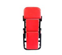 Genérico Camilla Mecánica 2 En 1, Asiento Plegable En Z con 6 Ruedas Universales, Asientos Cómodos For Taller De Reparación De Automóviles.