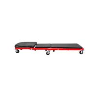 Genérico Camilla Mecánica Plegable 2 En 1, Soporta hasta 136 Kg, Asiento De Tabla For Reparación De Automóviles con Cojín Suave, For Garajes Y Talleres.