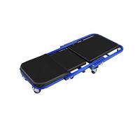 Genérico Camilla Mecánica Plegable Tipo Z For Talleres De Reparación, 2 En 1 con Ruedas For Automóviles, For Recostarse O Sentarse