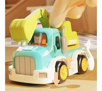 Genérico Camión de Construcción | Juguetes de Excavadora y Camión Transportador,Coche de Ingeniería de Retroceso | para Regalo De Fiesta De Cumpleaños Y Navidad para Niños, Niñas Y