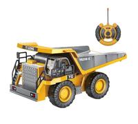 Genérico Camión Volquete - ABS+aleación 34.5cm | Excavadora con Luz Y Sonido | Gran Camión De Carga De Metal con Control Remoto Y Batería Recargable Tipo Niños 4-12 Años Hogar