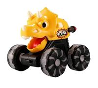 Genérico Camiones Dinosaurios | Figura De Coche Juguete Con Luz,Camión Dinosaurio Accionado por Presión con Luz LED,para Niñas Cumpleaños Navidad Pequeños Regalos