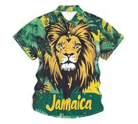 Genérico Camisa Abotonada Moda Instrumento Musical Estampado Digital 3D Blusa Oversize Amante de La Música Camisa de Playa Hawaiana para Hombres Estampado de Batería Manga Corta