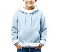 Genérico Camisa Body Niños Bolsillos para Niños, Abrigo, Camiseta, Color sólido, Otoño, Invierno, Navidad Chaleco Niños Negro Encaje, azul claro, 2-3 años