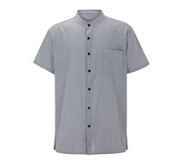 Genérico Camisa Verano Hombre - Linen Shirt Men Camisa de algodón y Lino de Color sólido para Hombre cárdigan de Playa Camisa Holgada de Manga Corta con Bolsillo Camisa Sencilla e Informal