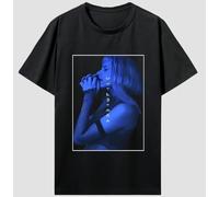 Genérico Camiseta De Cuello Redondo Holgada, Clásica, Informal, Deportiva, Ligera Y Transpirable. Singer Aurora Aksnes (A M)