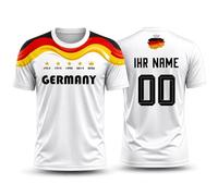 Genérico Camiseta de fútbol Personalizada, Camiseta del Mundial Personalizada con Nombre y número, Camiseta Orgullosos años de Campeonato Nacional y Esperando con ansias el 2026" (Ger-Many)