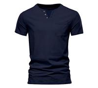 Generico Camiseta de hombre de manga corta para hombre con impresión bordada vintage para hombre, Streetwear Nozioni di Base Verano Camisetas Gimnasio Hombre Adecuado para el Verano, 4-Armada, XXXL
