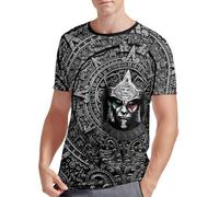 Genérico Camiseta de Manga Corta con Cuello Redondo y Diseño Divertido Novedad 3D para Adultos Camiseta de Manga Corta con Cuello en O y Gráfico Divertido para Ocio