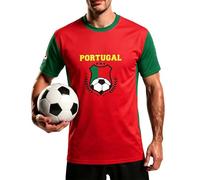Genérico Camiseta De Portugal,Camiseta De AnimacióN para Aficionados para Apoyar Al Equipo Deportivo