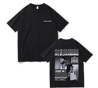 Genérico Camiseta De Rauw Alejandro - Extragrande De Hip Hop para Hombre, De Algodón, Ropa De Calle Retro a La Moda (1 S)