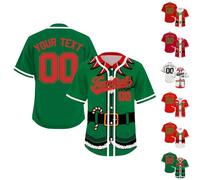 Genérico Camiseta de Rugby Personalizadas, MessiFútbol Navidad Camiseta,número de Nombre de y niños Equipo para Hombres, Mujeres, jóvenes