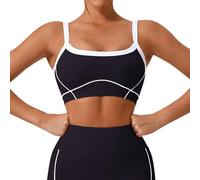 Genérico Camiseta De Tirantes Mujer Top de Yoga para Mujer con Tirantes y Diseño Espalda Descubierta para Entrenamiento Cómodo y Estilo Casual Moderno (Black, S)