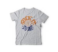 Generico Camiseta Fight Club Sock it - Diseño Tyler Durden Regole Film años 90 gris S