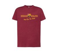 Genérico Camiseta, Futbol, Fans, Algodon 190g, con Lema Mes Que Un Club (Granate, 9/11)