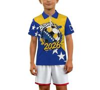 Genérico Camiseta Futbol Niño, Camiseta Manga Corta Niño, Camiseta GráFica para NiñOs Camiseta Juvenil con Estampado para Juegos Y Deportes Diarios