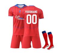 Genérico Camiseta Fútbol Paris 24/25/26 Personalizadas Nombre Número para Hombres y Niño, equipación Fútbol con Conjunto Top Pantalón Corto y Calcetines Regalo de Fútbol