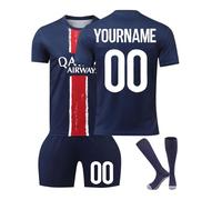 Genérico Camiseta Fútbol Paris 24/25/26 Personalizadas Nombre Número para Hombres y Niño, equipación Fútbol con Conjunto Top Pantalón Corto y Calcetines Regalo de Fútbol
