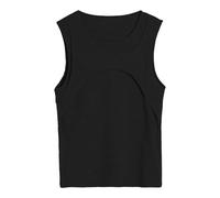 Genérico Camiseta Hombre Sin Mangas,Camiseta Sin Mangas Dos En Uno con DiseñO En Capas para Hombre Informal Sin Mangas Moderna Deportiva Capa Base