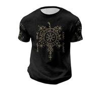 Genérico Camiseta Hombre Wolf Impresa en 3D Gráfica Novedad Camisetas Manga Corta Cuello Redondo Ajuste Slim Top Impresión 3D de Animales con Gráfico de Tigre Camiseta de Gatos Tops de Verano