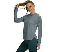 Genérico Camiseta Informal para Entrenamiento físico y Uso Diario cómodo (Grey, XXL)